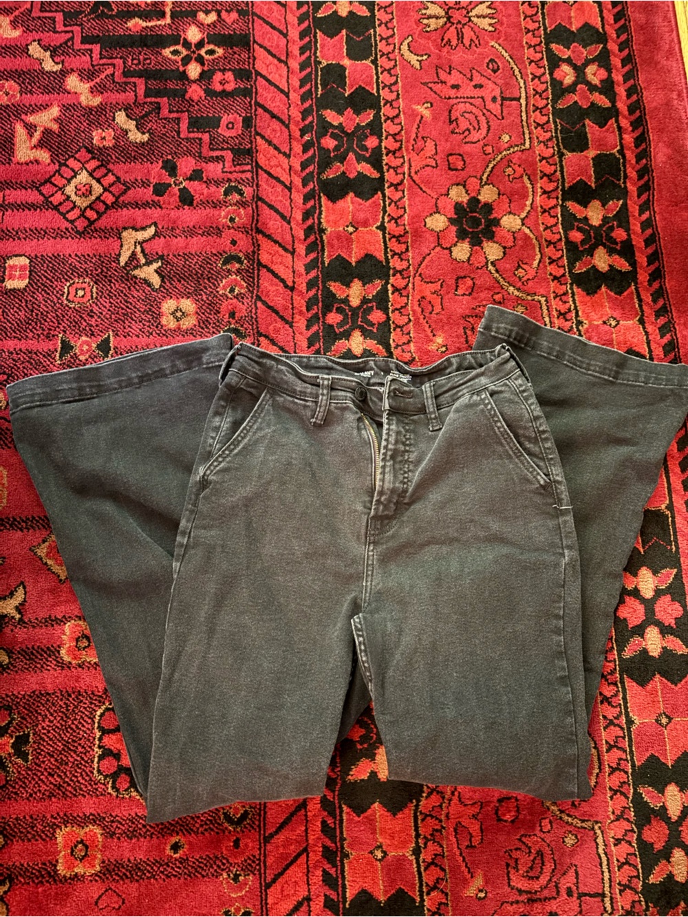 Women’s Black High-Rise Flare Jeans